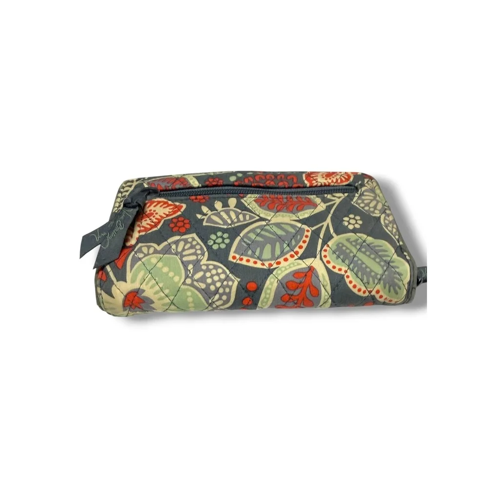Vera Bradley Nomadic Floral Quilted Turnlock Wallet‎ Accordion Organizer Clutch